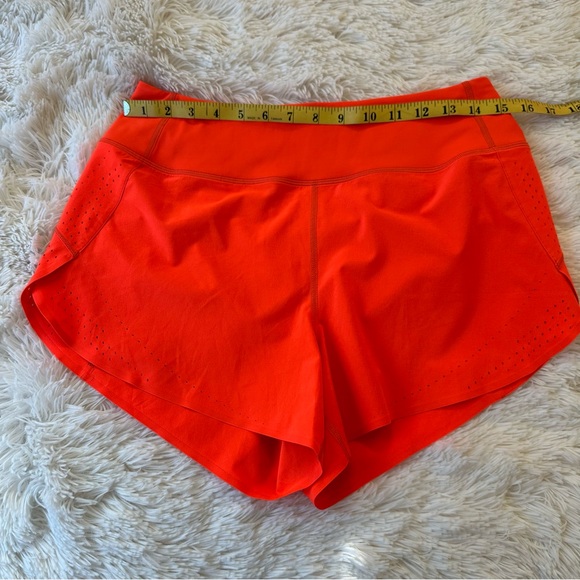 Athleta Allyson Felix Run With It Women’s Orange Shorts Size: Small - Picture 3 of 10